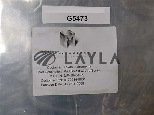 MR-18404-P/D124819-LSP/Muto Technology Pod Shield Arc Spray 4179914-0001 MRC/MUTO TECHNOLOGIES/-_01