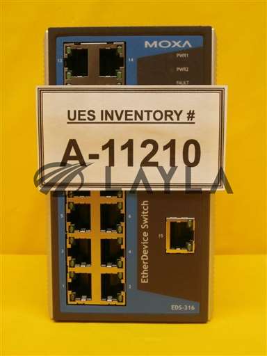 EDS-316//Moxa EDS-316 16-port Unmanaged EtherDevice Switch Used Working/Moxa/_01