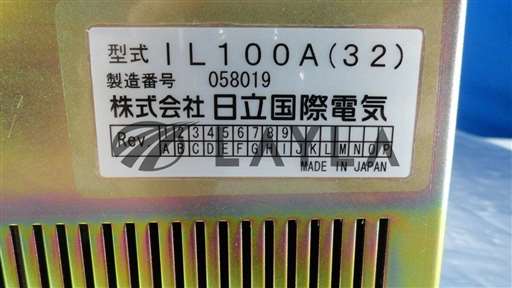 IL100A(32)/IL100A(32)/Kokusai Electric Zestone DD-1203V 300mm Control Chassis Used Working/Hitachi Kokusai Electric/-_01