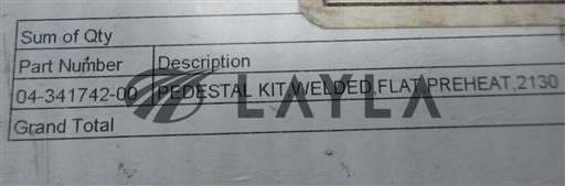 04-341742-00/-/Novellus System Pedestal Kit Welded Flat Preheat 2130 used working/Novellus Systems/-_01