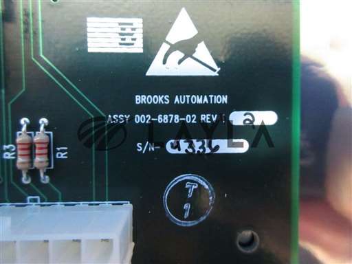 002-6878-02 Rev 2//Brooks Automation 002-6878-02 Circuit Board PCB 002-8700-10 Used Working/Brooks Automation/_01