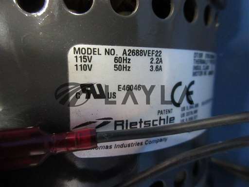 A2688VEF22//Rietschle Thomas A2688VEF22 Pneumatic Pump Used Working/Rietschle Thomas/_01