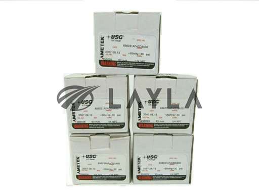 256026/-/Stainless Steel Pressure Gauge 656231AF4CD3A00 Lot of 5 New/Ametek/-_01