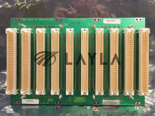 415-55725/VME BUS J2 BACKPLANE/BICC VERO 415-55725 VME Bus J2 Backplane Board PCB Ultratech Stepper Used/BICC VERO/_01