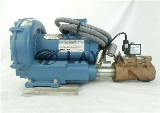 80418//Ametek 080418 Air Blower Assembly DR303AE9MA NACD8 with Cable Edwards TPU Used/Ametek/_01