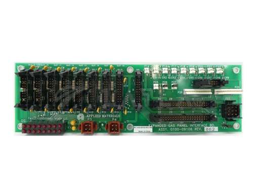 0100-09106/EXPANDED GAS PANEL INTERFACE BD./AMAT Applied Materials 0100-09106 Expanded Gas Panel Interface PCB Rev. 002 New/AMAT Applied Materials/_01