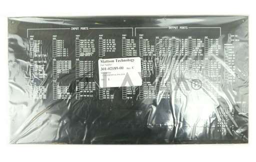 301-02189-00//301-02189-00 System LED Terminal Panel CVR New Surplus/Mattson Technology/_01