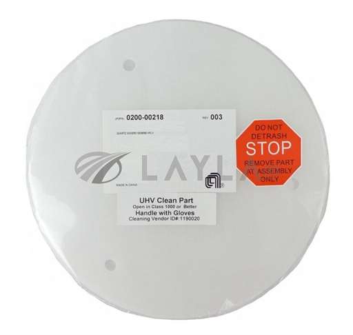 0200-00218/-/AMAT Applied Materials 0200-00218 200mm PCII Quartz Cover Top Endura 5500 New/AMAT Applied Materials/_01