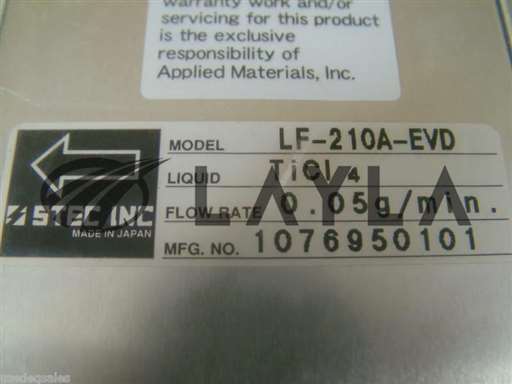 LF-210A-EVD/-/Liquid Mass Flow Meter 0.05g/min TiCl4 New/STEC/-_01