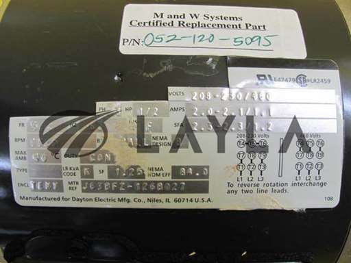 70900-103M/052-120-5095/56C Face-Chiller Motor Used Working/M and W Systems/-_01