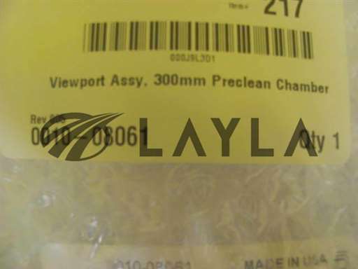 0010-08061/-/300mm Preclean Chamber Viewport Assembly New/AMAT Applied Materials/-_01