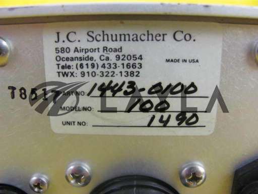 1443-0100//Schumacher 1443-0100 Temperature Controller 100 Used Working/Schumacher/_01