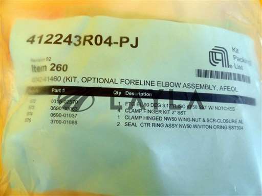 0242-41460//AMAT Applied Materials 0242-41460 AFEOL Foreline Elbow Assembly Kit New/AMAT Applied Materials/_01