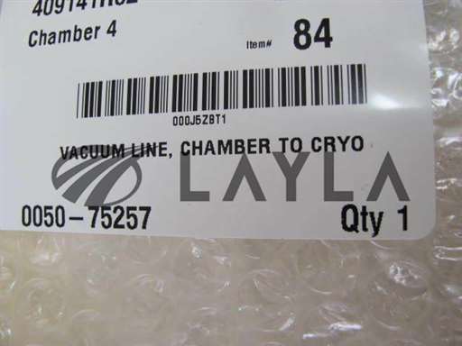 0050-75257/-/Chamber to Cryo Vacuum Line New/AMAT Applied Materials/-_01