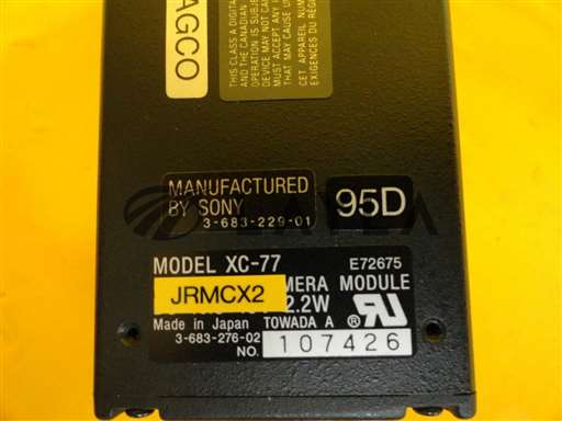 XC-77/-/CCD Video Camera Module Lot of 3 Used Working/Sony/-_01
