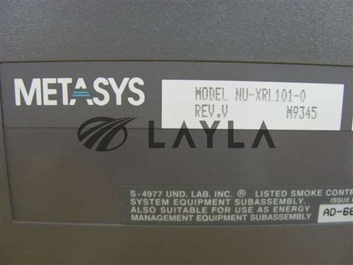 NU-XRL101-0/XRL101/I/O Module Point Multiplex METASYS Used Working/Johnson Controls/-_01