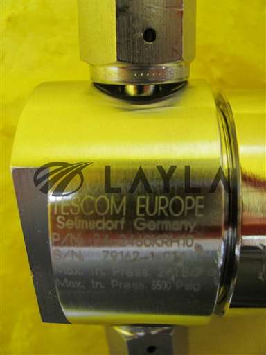 74-2460KRH10//Tescom 74-2460KRH10 Manual Diaphragm Regulator Valve Used Working/Tescom/_01