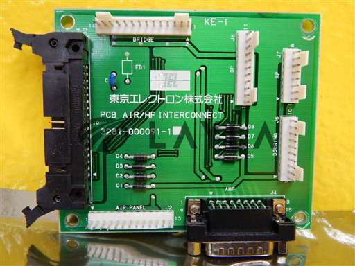 3281-000091-1/KE-I/TEL Tokyo Electron 3281-000091-1 AIR/HF Interconnect PCB KE-I P-8 Prober Used/TEL Tokyo Electron/_01