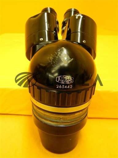 265442//Olympus SZ Stereoscopic Zoom Microscope Head 0.7-4X G20X Black Used Working/Olympus/_01