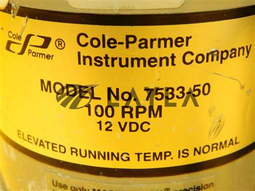 7533-50//Cole-Parmer 7533-50 Slurry Pump Motor Lot of 2 Used Working/Cole-Parmer/_01