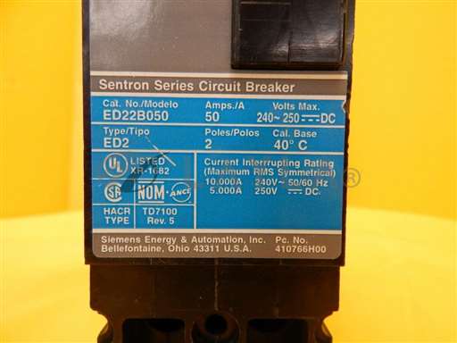 -/-/Siemens Sentron Series ED2 Circuit Breaker Reseller Lot of 4 50A 60A Used//_01