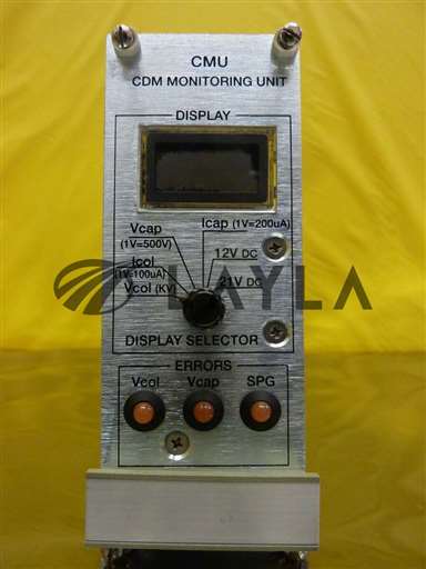 30612480000/CMU ASSEMBLY/Opal 30612480000 CDM Monitoring Unit Card AMAT Applied Materials VeraSEM Used/Opal/_01
