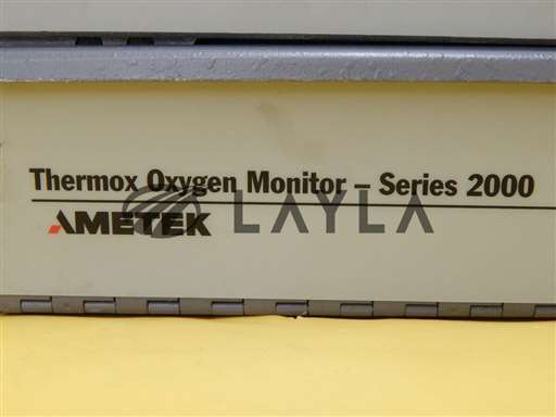 Series 2000//Ametek Series 2000 Thermox Oxygen Monitor 80457SE Used Working/Ametek/_01