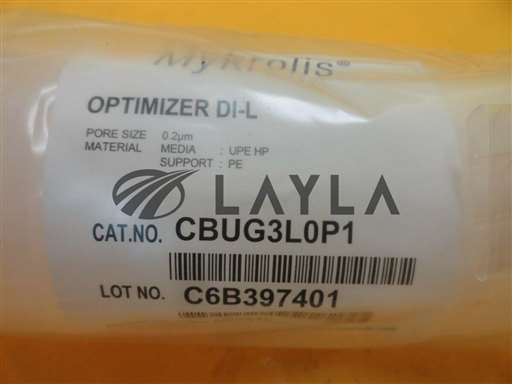 CBUG3L0P1/OPTIMIZER DI-L/Mykrolis CBUG3L0P1 Optimizer DI-L Disposable Filter AMAT 4020-00008 Lot of 2 New/Mykrolis/_01