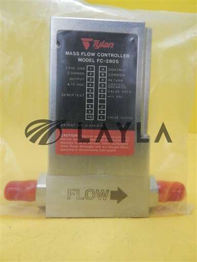 FC-280SAV/FC-280S/Tylan General FC-280SAV Mass Flow Controller MFC 25 SCCM N2 Refurbished/Tylan General/_01