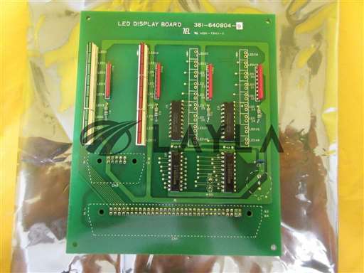 381-640804-9/LED DISPLAY BOARD/TEL Tokyo Electron 381-640804-9 LED Display Board PCB Mark-8 Clean Track Used/TEL Tokyo Electron/_01