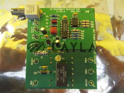 5-153-2/DS DISCONNECT RECIEVER PCB/S&C Electric 5-153-2 DS Disconnect Receiver Board PCB 004-153-3 Used Working/S&C Electric/_01