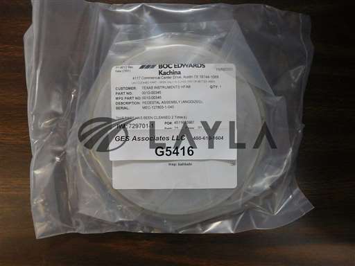 0010-00345/-/150mm Pedestal Assembly Anodized Refurbished/AMAT Applied Materials/-_01
