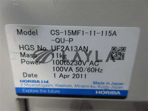 CS-15MF1-11-115A-QU-P/CS-100/Chemical Solution Monitor Used Working/Horiba/-_01