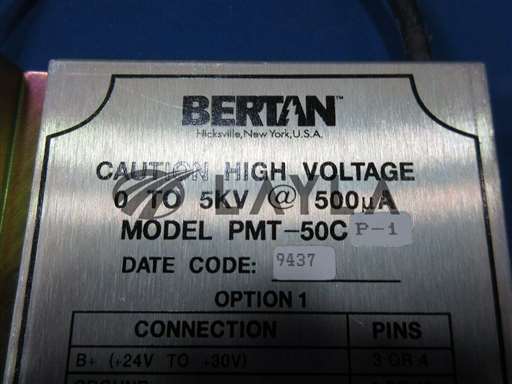 PMT-50CP-1//Bertan PMT-50CP-1 High Voltage Power Supply 5KV 500A IDS 10000 Used Working/Bertan/_01