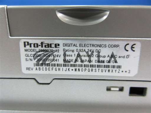 GLC2300-TC41-24V/-/Pro-Face 6''Touch Panel 2980070-12 Used/Digital Electronics/-_01