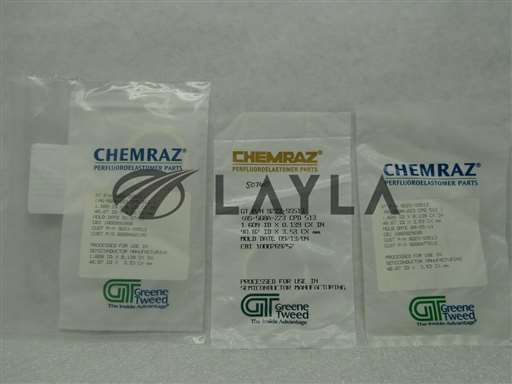 9223-SS513/AS-568A-223 CPD 513/Greene Tweed 9223-SS513 Chemraz O-Ring AS-568A-223 CPD 513 Lot of 3 New Surplus/Greene Tweed/_01