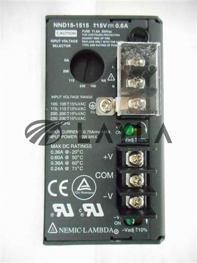 NND15-1515/-/DC Power Supply Reseller Lot of 2 New Surplus/Nemic-Lambda/-_01