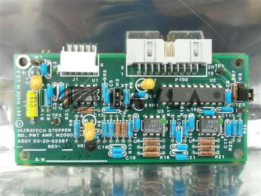 03-20-02567/BD., PMT AMP, M2000/Ultratech Stepper 03-20-02567 Photomultiplier Amplifier M2000 PCB Board Used/Ultratech Stepper/_01