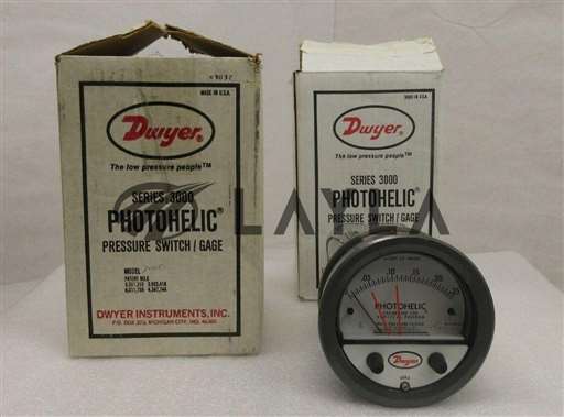 25PSIG//Dwyer 3000-00C Photohelic Pressure Switch Gauge 3000 Reseller Lot of 2 Used/Dwyer/_01