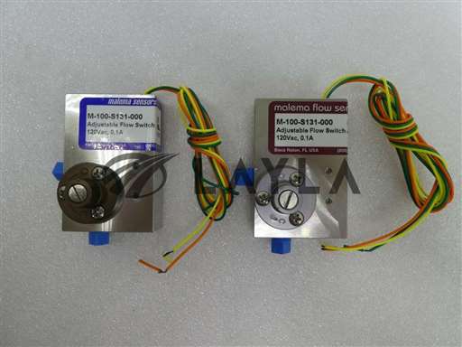 M-100-S131-000/-/Melama M-100-S131-000 Adjustable Flow Switch Reseller Lot of 2 New/Malema/-_01