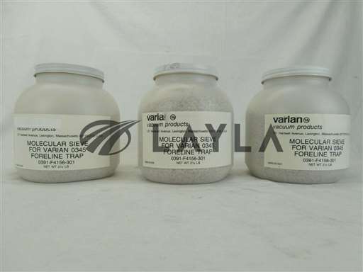 0391-F4156-301/-/Varian Molecular Sieve Adsorbent Material Reseller Lot of 3 New/Varian Vacuum Products/-_01