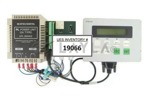 ATM-20/FP0 Series/Matsushita FP0 Series PLC Set with Display NAiS FP0-C10RS FP0-A21 ATM-20 Working/Matsushita Electric Works/_01