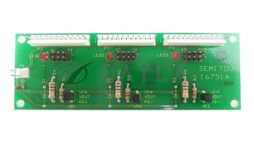16751-503/16751 A/Semitool 16751-503 Drain Valve Sensor Assembly PCB 2601800 Working Surplus/Semitool/_01