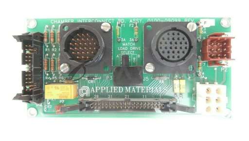 0100-09099/CHAMBER INTERCONNECT BD/AMAT Applied Materials 0100-09099 Chamber Interconnect PCB Rev. F Working Spare/AMAT Applied Materials/_01