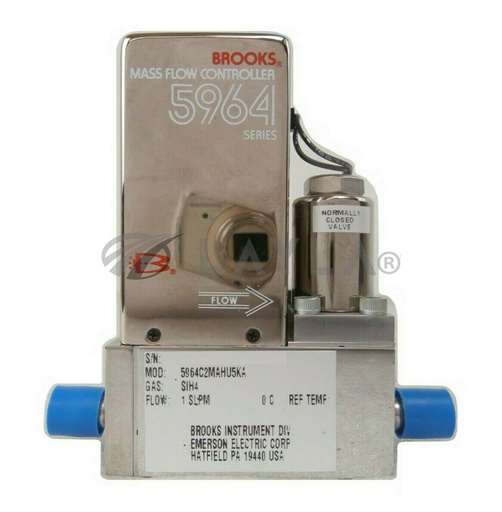 5964C2MAHU5KA//Brooks 5964C2MAHU5KA Mass Flow Controller MFC Novellus 22-10517-01 Working Spare/Brooks Instrument/_01