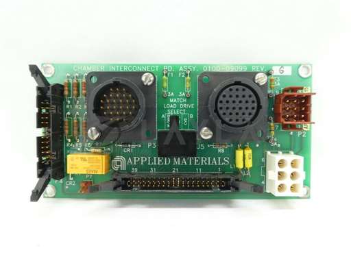0100-09099/CHAMBER INTERCONNECT BD./AMAT Applied Materials 0100-09099 Chamber Interconnect PCB Rev. G Working Spare/AMAT Applied Materials/_01