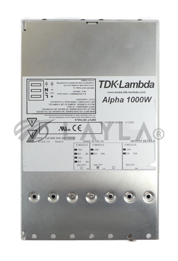 H10342/-/TDK-Lambda H10342 Power Supply Alpha 1000W CA1000 24G 24K 15/15E Working Surplus/TDK-Lambda/_01