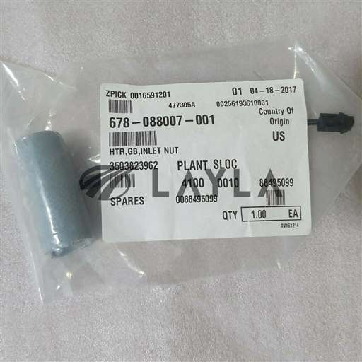 678-088007-001/678-088007-001/Lam P/N 678-088007-001 ASSEMBLY HEATER GIB VCR 24V LAM AI1/Lam Research/_01