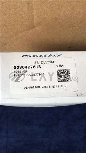 SS-DLVCR4//Swagelok 1/4" Diaphragm Valve, SS-DLVCR4/Swagelok/_01