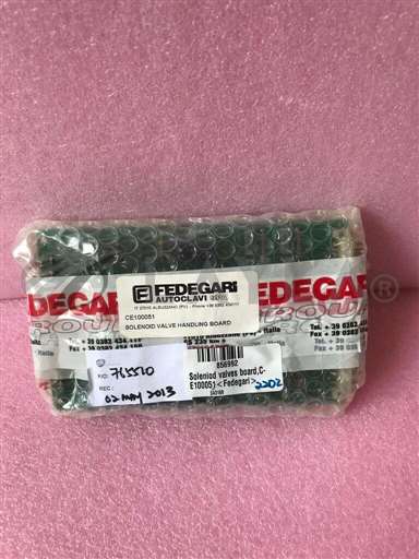 CE100051//FEDEGARI AUTOCLAVI SPA CE100051 SOLENOID VALVE HANDLING BOARD/FEDEGARI TECHNOLOGIES INC/_01